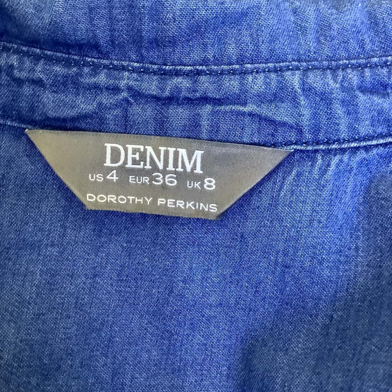 dorothy perkins denim shirt dress