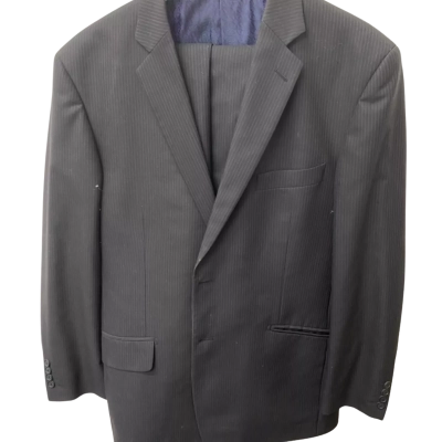 Ted Baker Mens  Size M Black  / Striped Jacket and Pants