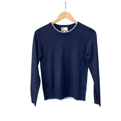 We Are The Others Womens  Size 2 Light Jumper Navy Blue 