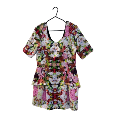 Kim Barton Womens  Size 14 Floral Dress Multicoloured - RRP $328