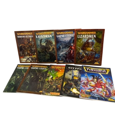 9X Warhammer 40K Books 