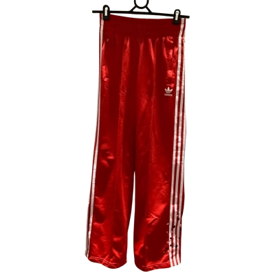 Adidas Womens  Size 8 Tracksuit Pants Red NWOT