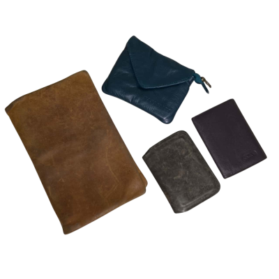 Leather Wallet/Purse Bundle 4pcs