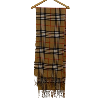 Rockmans Women's Winter Scarf Brown / Checked RRP$35