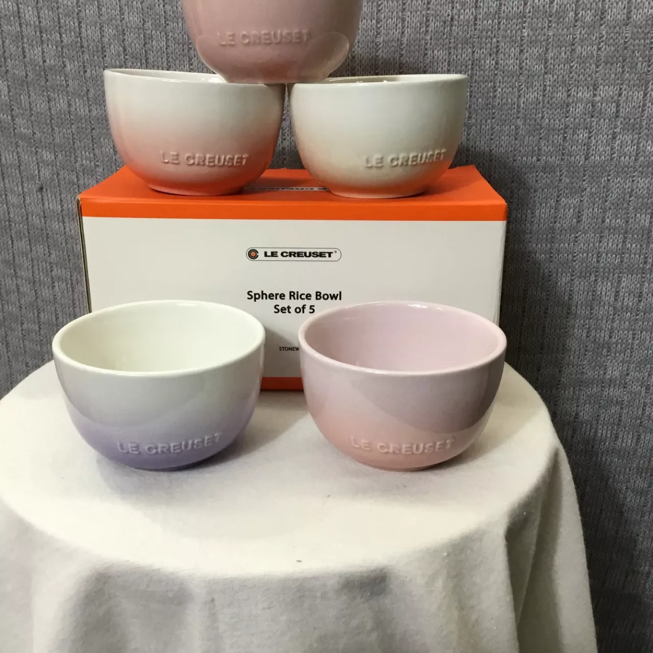 Le Creuset 11cm sphere rice bowls x5 new in box(s) - New With Tags
