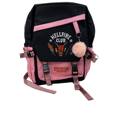 Stranger Things Hellfire Club Sport Bag Pink/Black  HB1