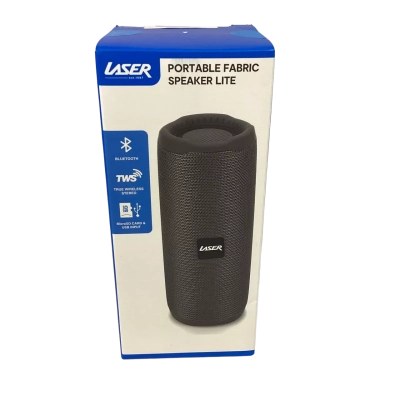 Laser Portable Fabric Bluetooth Speaker Lite (Brand New)