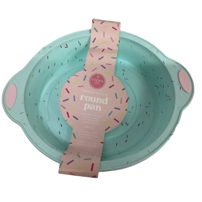 The Cooks Collection Sprinkle Silicone Round Pan