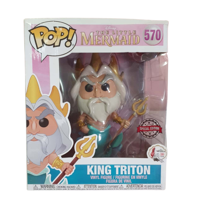Funko Pop! The Little Mermaid #570 King Triton - New In Box