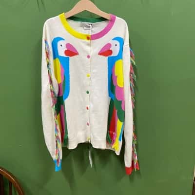 Stella McCartney Kids  Size 14 Cardigans Cream / Multicoloured 