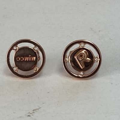 Mimco Rose Gold Tone Earrings 