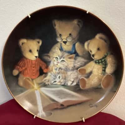 Franklin Mint collectable plate “Story Hour’”