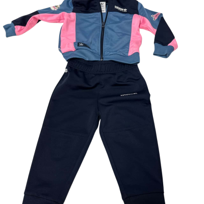 Adidas Disney Kids Blue / Navy Blue / Pink  tracksuit 