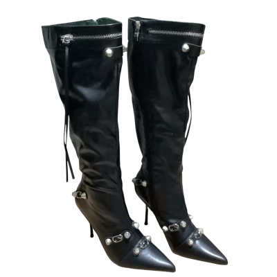 Novo Womens  Size 7 Yowza Boots Black  (CAB)