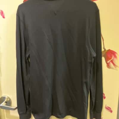 Tommy Hilfiger Mens  Size M Long Sleeve Shirt Navy Blue 