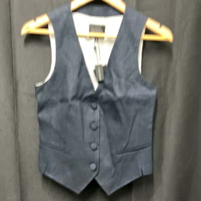 Portmans Womens  Size 8 Navy Blue vest