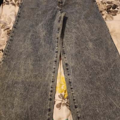 Zoe Jeans by The Lullaby Club Size 12 Wide Leg Jeans Vintage Blue 