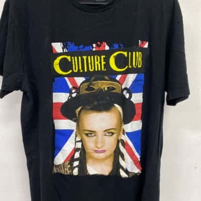 Culture Club 2023 Tour Womens  Size L T-shirts Black  