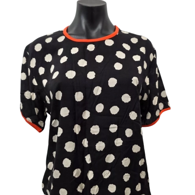 Annie Boags Womens  Size S Black  / Polka Dot 
