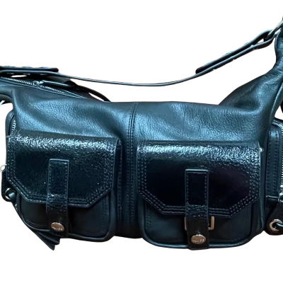 Womens Handbag MIMCO ARCHIVE REVIVAL 2004 Black Handbag - like new