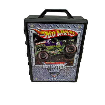 Hot Wheels Monster Jam Grave Digger Collection Case and Cars