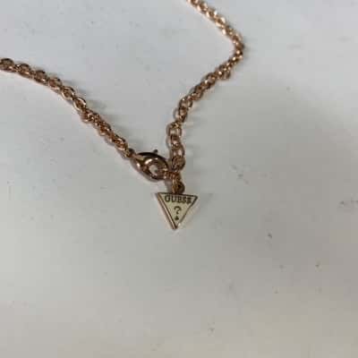 Women's GUESS  Necklace Rose Gold custom jewellery 