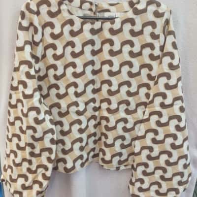 Seed Heritage Womens  Size 14 Long Sleeve Top Pattern 