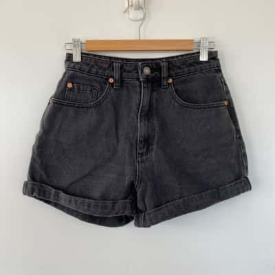 Sportsgirl Black Denim Shorts  Size 6 
