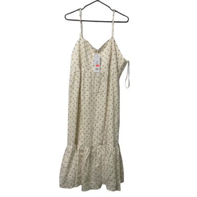Womens Forever New Curve  Size 22 Green Blair Linen Midi Dress 