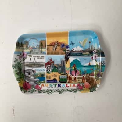 LaLaLand small  melamine Tray- 21cm- Gday Australia  by Marilo Manzini 