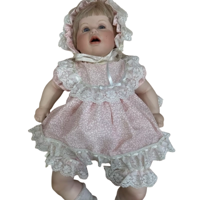 Beautiful vintage style baby doll dresses in pink patterned dress porcelain 