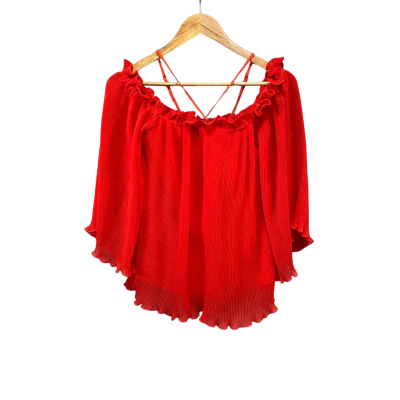 alice McCall Womens  Size 6 Blouse Red RRP $260