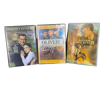 Movie Bundle DVD x 3 Assorted (Sealed)