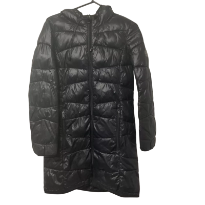 Womens DKNY Size XS Puffer Jacket Black  