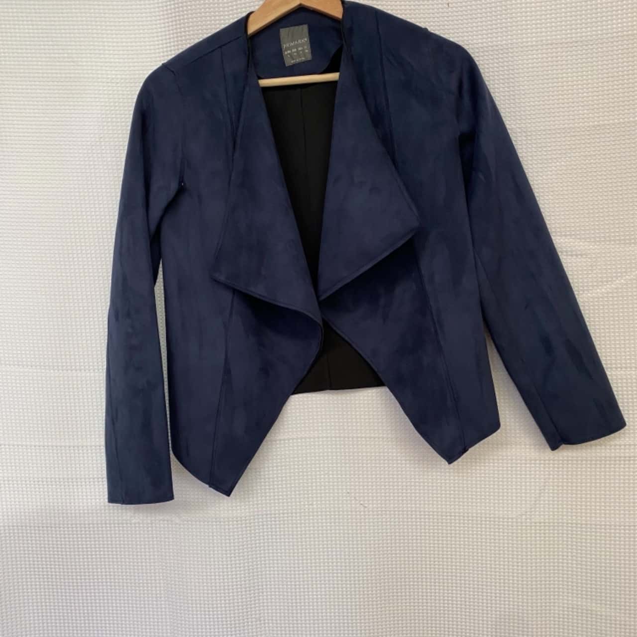 Primark Womens Size 4 Open Jacket Blue