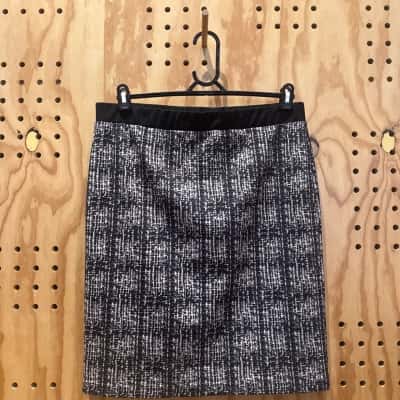 Liz Jordan Womens  Size M Mini Skirt Checked 