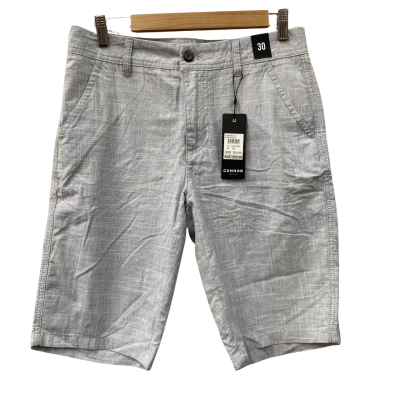 Connor Mens  Size 30 Tailored Shorts Grey 