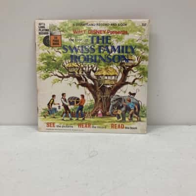 Walt Disney Presents ‘The Story Of Swiss Family Robinson’ Record + Book 