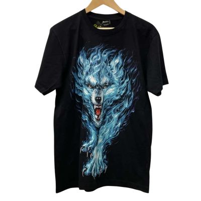  Unisex  Thanabat T-shirt Glow In the Dark Size M Black  