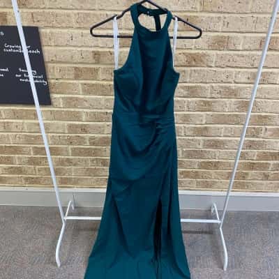 Azazie Womens galicia pine dress Size 12