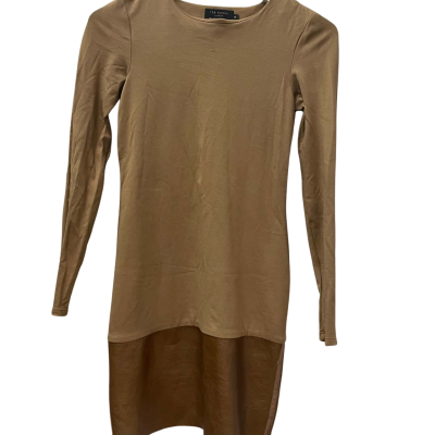 Ted Baker Womens  Size 0 Midi Dress Tan
