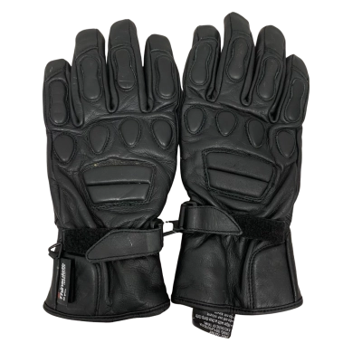 Torque Unisex Leather Gloves Black Size M
