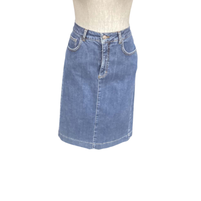 Scanlan Theodore Womens  Denim Skirt Size 10 Blue 
