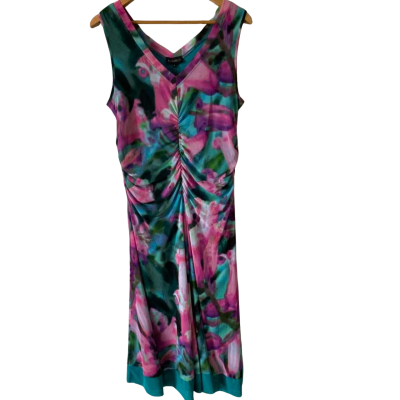 Kamiko Womens Size 16 Maxi Dress Jade Pattern