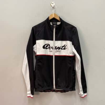 Avanti Cycling Womens  Size L Cycling Zip Up Jacket Black  / White 