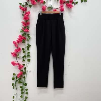 Rosebullet Womens  Size 8 High Waisted Pants Black  