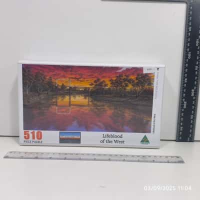 510 Piece Puzzle Lifeblood of the West Sealed As New 
