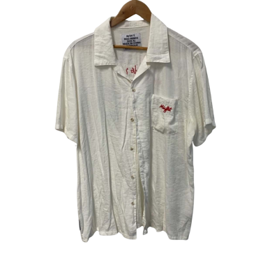 M/SF/T Mad Minds Mens  Size XL Short Sleeve Shirt Off White 