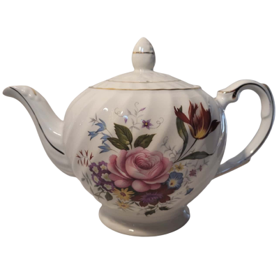 Vintage Ellgrave Floral Teapot 