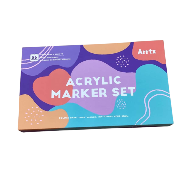 Arrtx Acrylic Marker Set - 36 Colours